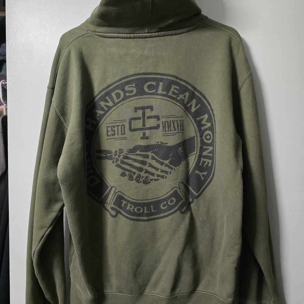 dirty hand clean money hoodie